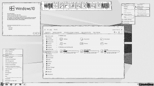 分享一款素描风格的 Win10 主题